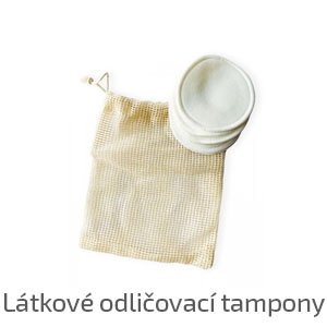 Látkové odličovací tampony